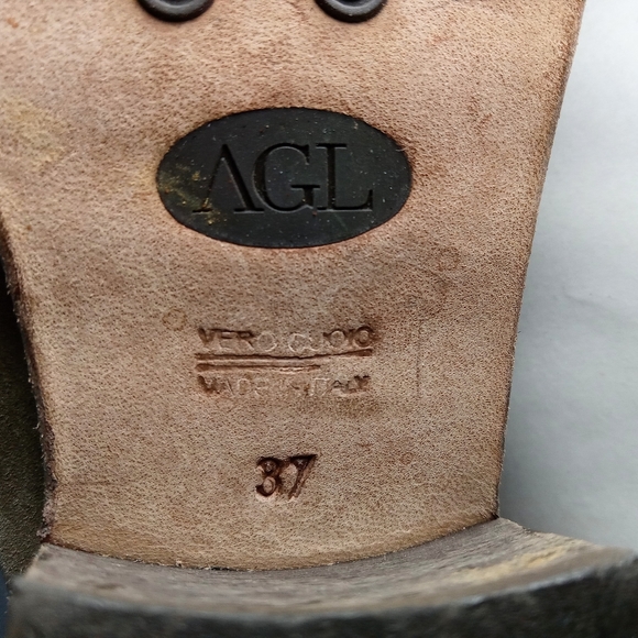 Attilio Guisti Leombruni Taupe Slouch Boots - Picture 7 of 8